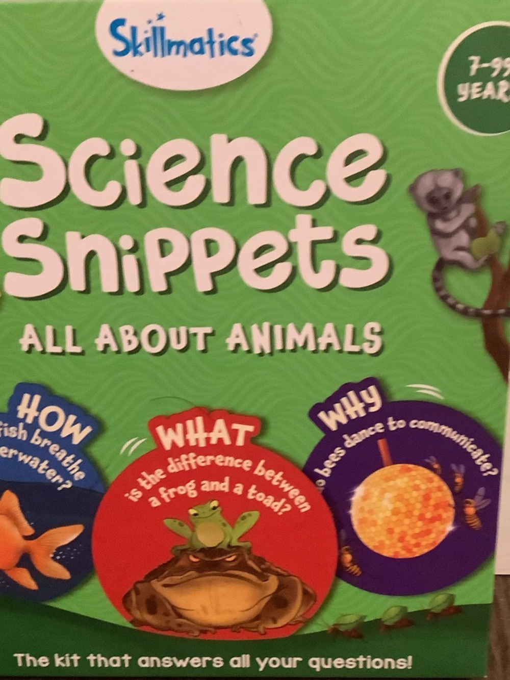 Science Snippets All About Animals - Green